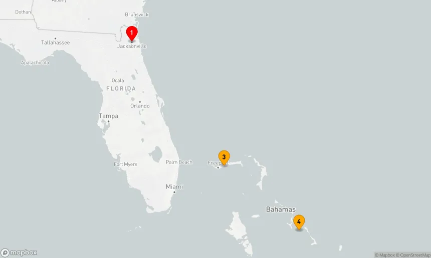 Route 5 Nächte - BAHAMAS