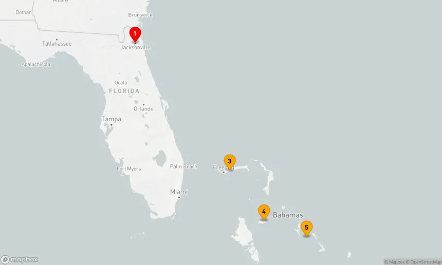 Route 6 Nächte - BAHAMAS