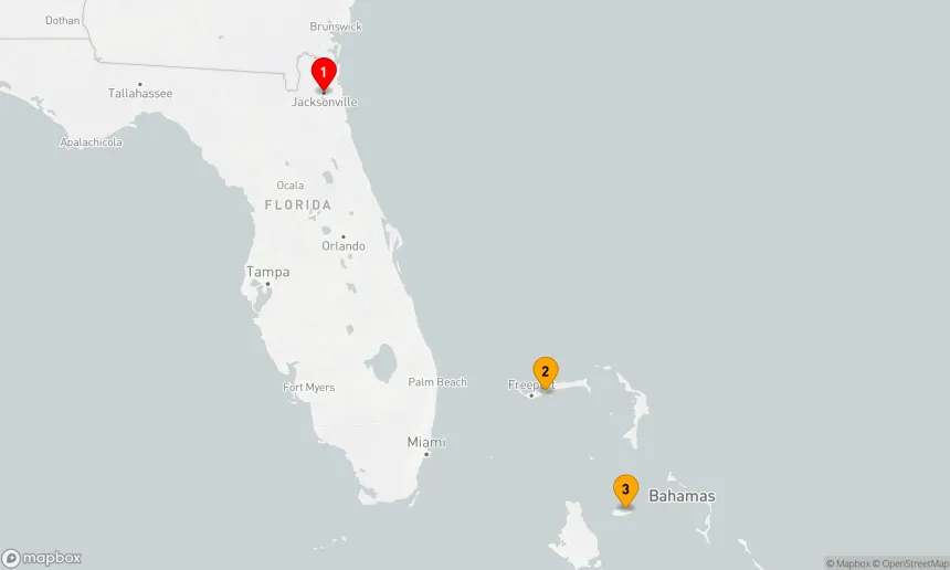 Route 4 Nächte - BAHAMAS