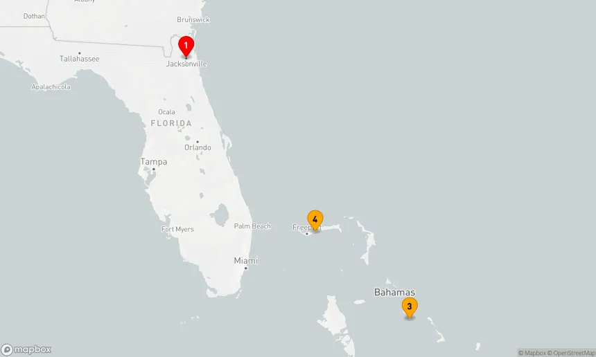 Route 5 Nächte - BAHAMAS