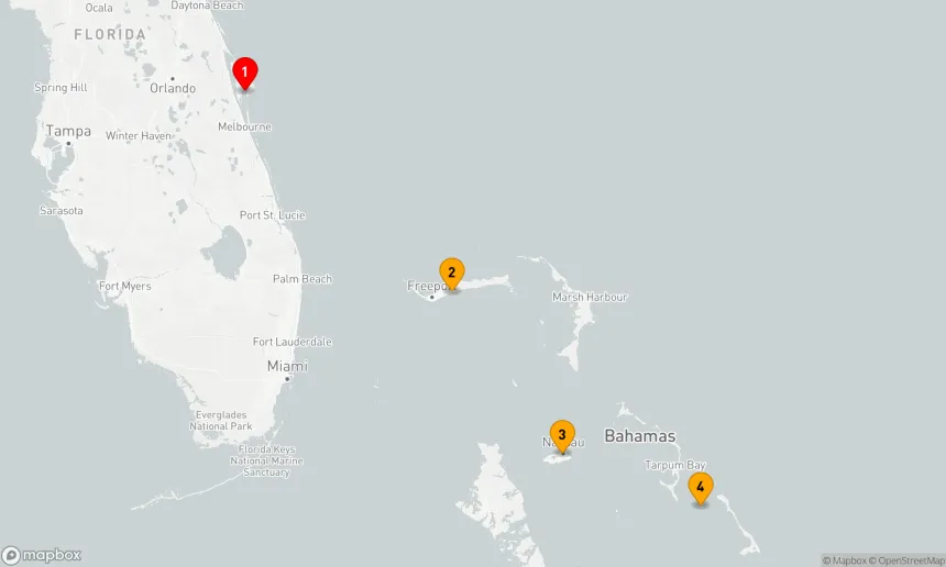 Route 5 Nächte - BAHAMAS