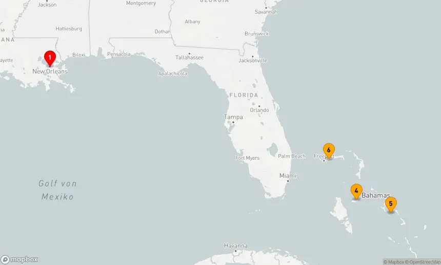 Route 8 Nächte - BAHAMAS
