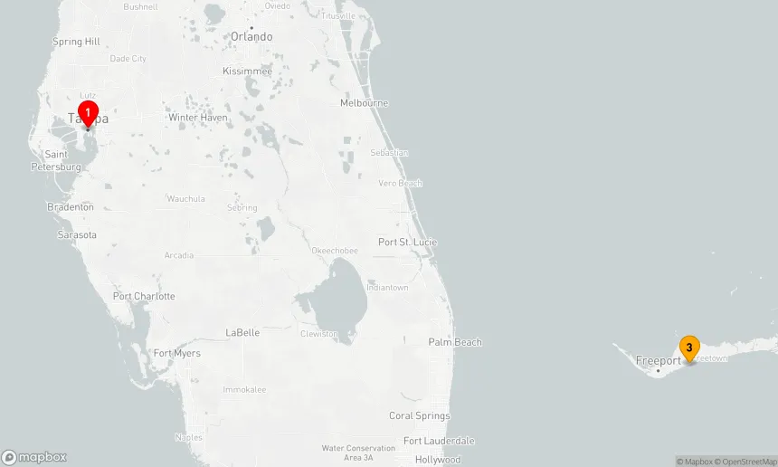 Route 4 Nächte - BAHAMAS