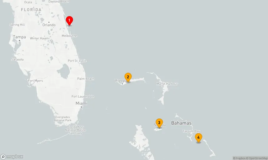 Route 5 Nächte - BAHAMAS