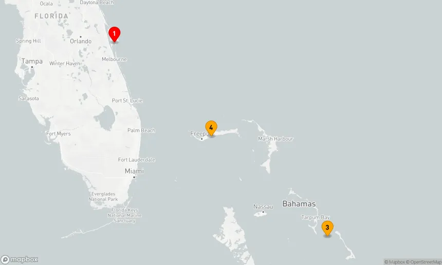 Route 4 Nächte - BAHAMAS