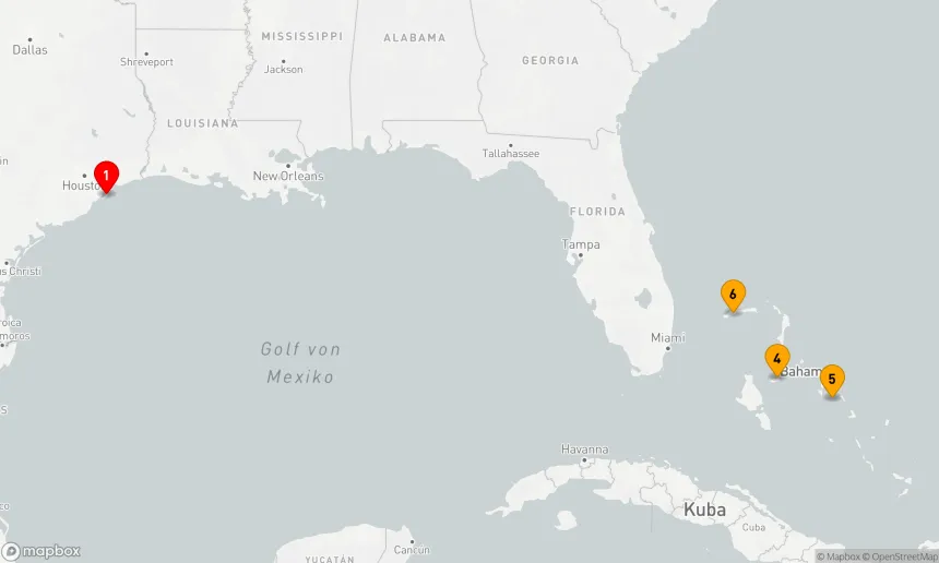 Route 8 Nächte - BAHAMAS