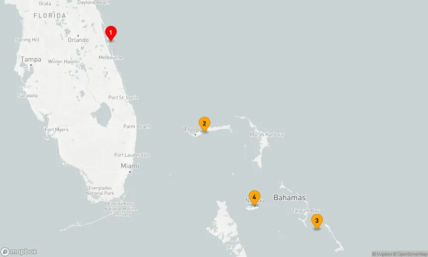 Route 5 Nächte - BAHAMAS