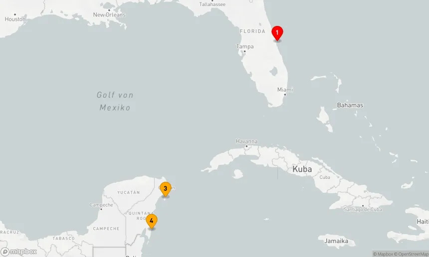 Route 5 Nächte - BAHAMAS - KURZ