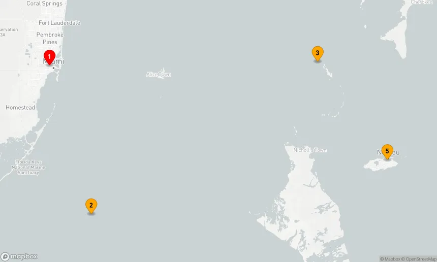 Route 5 Nächte - BAHAMAS & PERFEKTE TAGESKREUZFAHRT