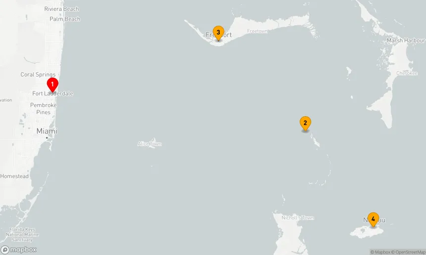 Route 4 Nächte - BAHAMAS & PERFEKTE TAGESKREUZFAHRT