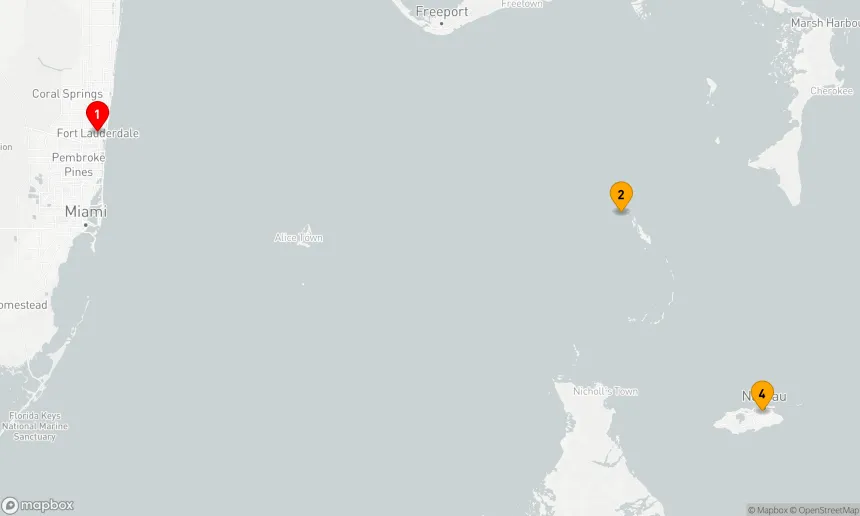 Route 4 Nächte - BAHAMAS & PERFEKTE TAGESKREUZFAHRT
