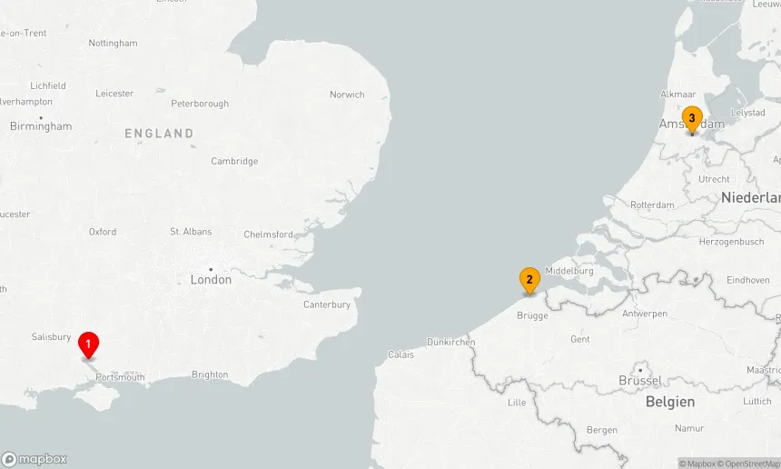 Route 5 Nächte - Belgien und die Niederlande