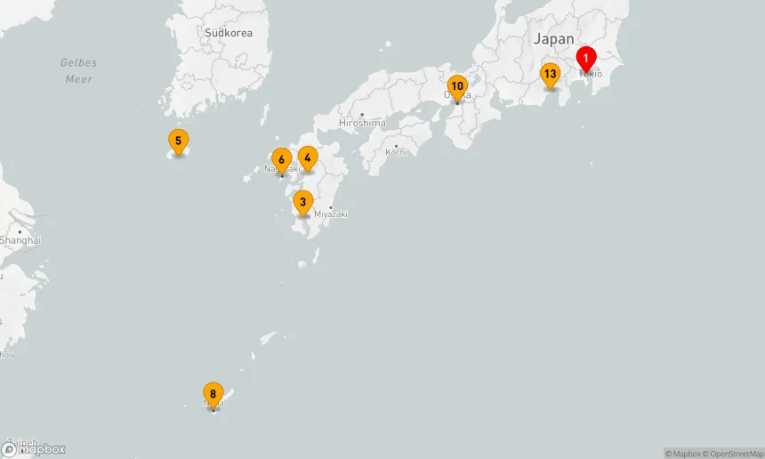 Route 13 Nächte - JAPAN – KIRSCHBLÜTE