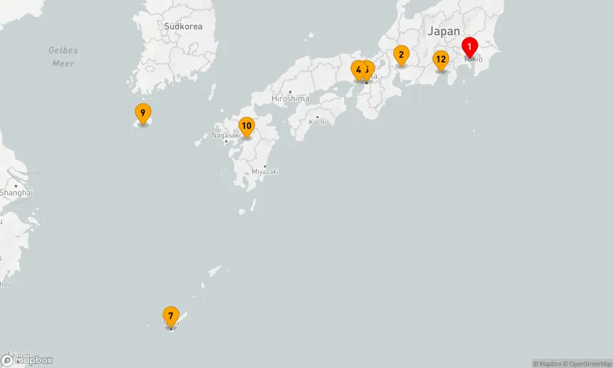 Route 12 Nächte - JAPAN – KIRSCHBLÜTE