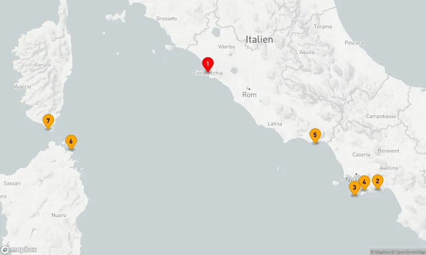 Route 7 Nächte - Bezaubernde italienische Küsten