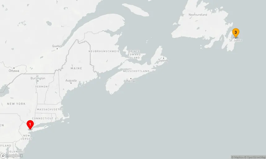 Route 4 Nächte - CANADA
