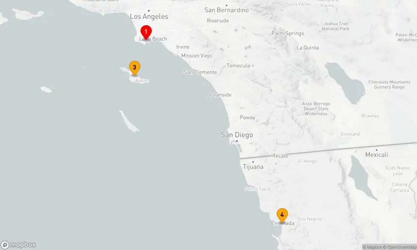 Route 4 Nächte - CATALINA & ENSENADA KREUZFAHRT