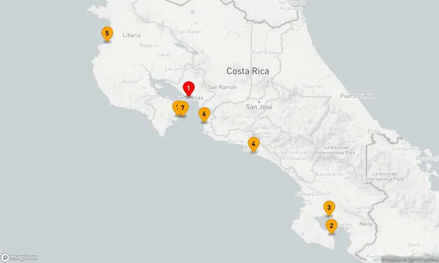 Route 7 Nächte - Costa Rica vom Meer aus: Tierwelt und Regenwälder der Pazifikküste – mit Smithsonian Journeys