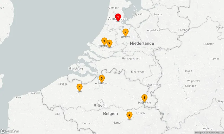 Route 7 Nächte - Das Beste von Holland & Belgien