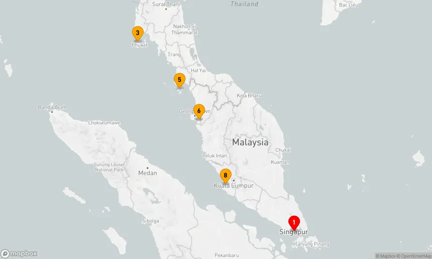 Route 9 Nächte - DAS BESTE VON THAILAND & MALAYSIA