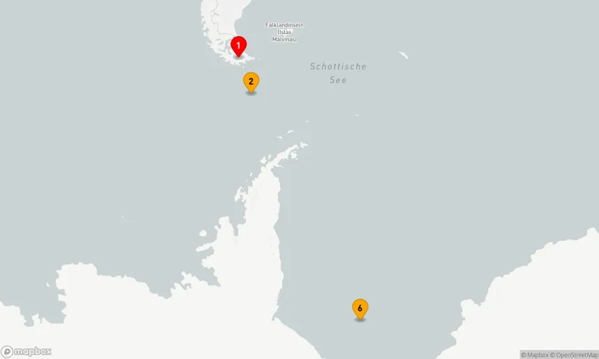 Route 12 Nächte - Expedition ins eisige Weddell-Meer