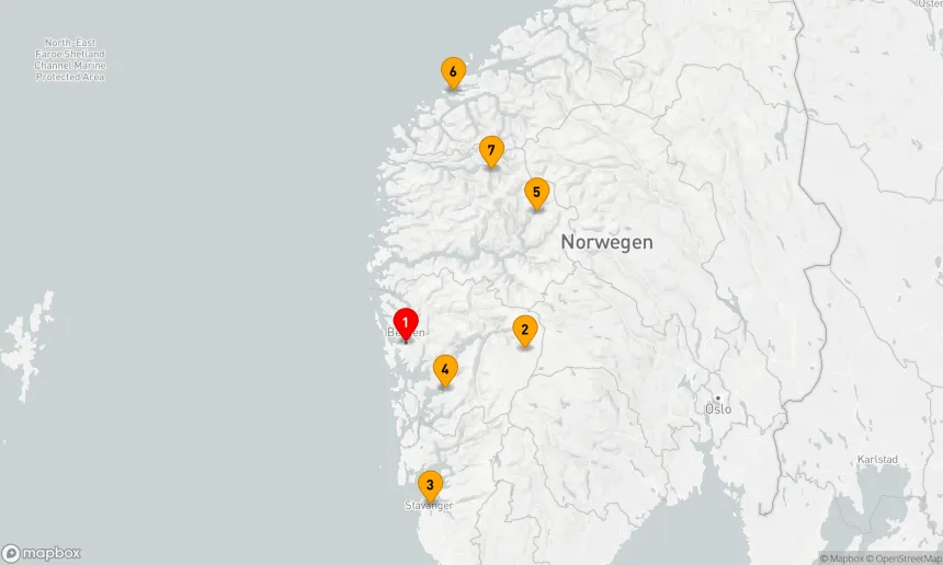 Route 7 Nächte - Das ultimative Fjord-Erlebnis