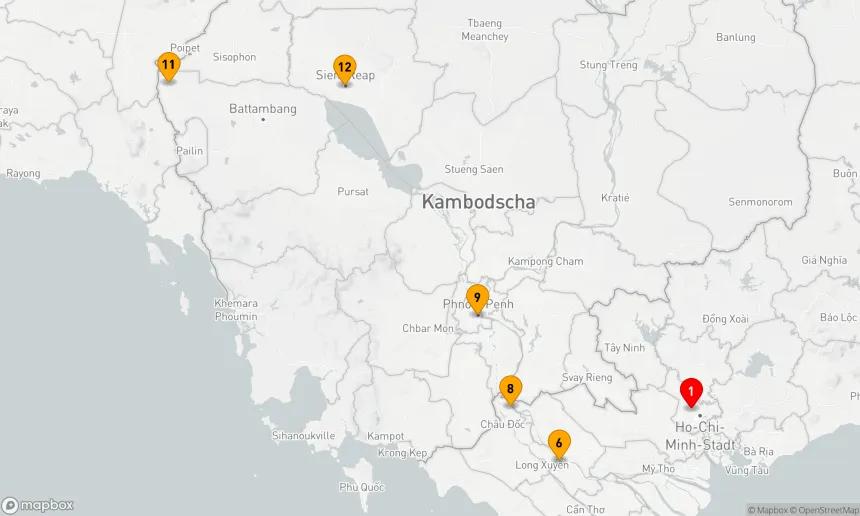 Route 14 Nächte - Die Wunder von Vietnam,  Kambodscha und dem Mekong