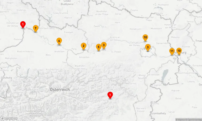 Route 14 Nächte - Donau intensiv mit Hund