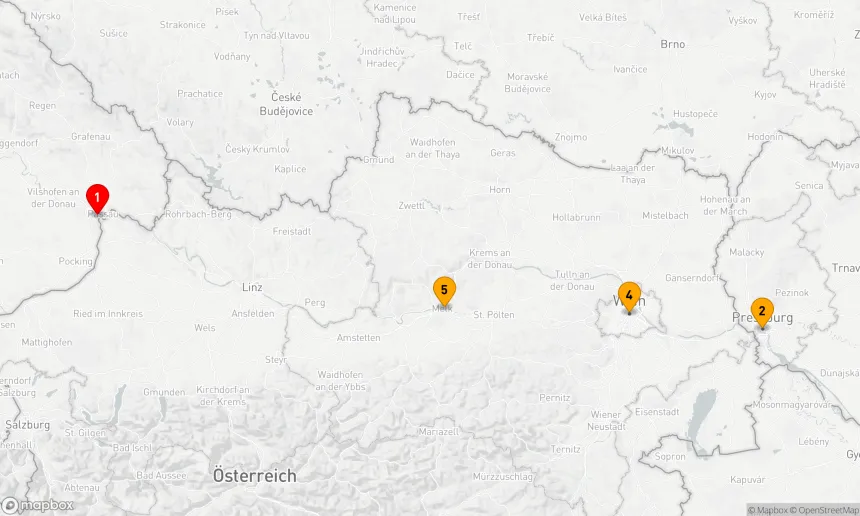 Route 5 Nächte - Donau Weihnachtstraum