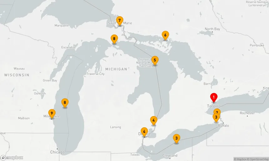 Route 8 Nächte - Eine Reise entlang der Großen Seen – mit Smithsonian Journeys