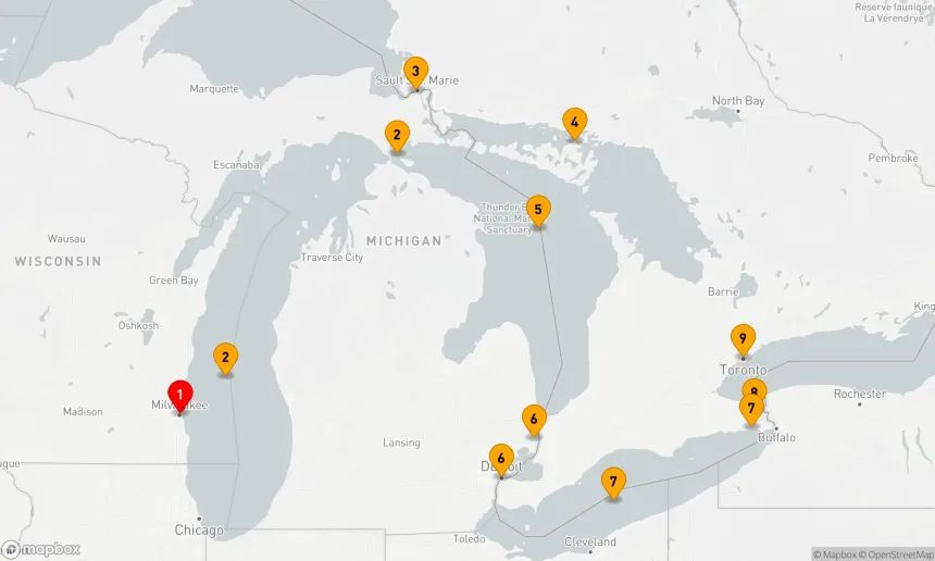 Route 8 Nächte - Eine Reise entlang der Großen Seen – mit Smithsonian Journeys