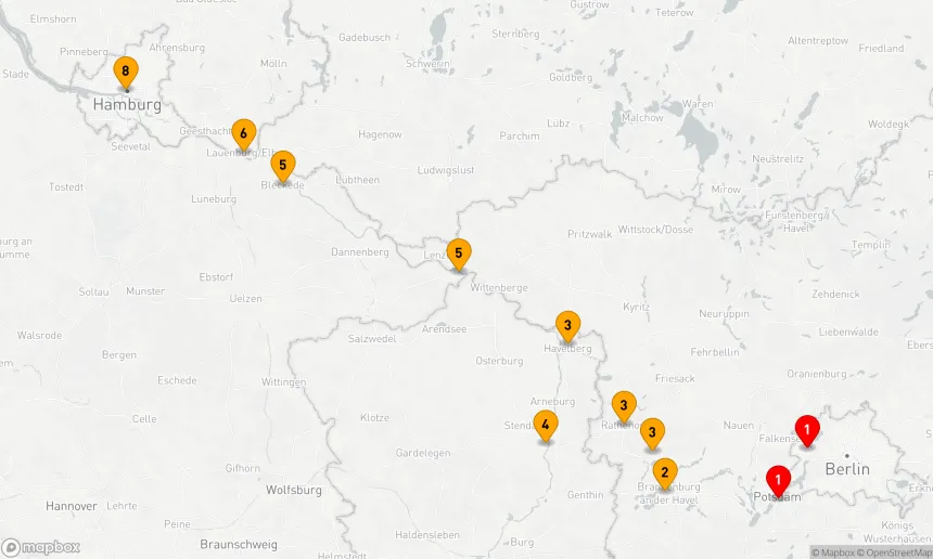 Route 7 Nächte - Elbe-Havel Entdeckungstour von Berlin nach Hamburg