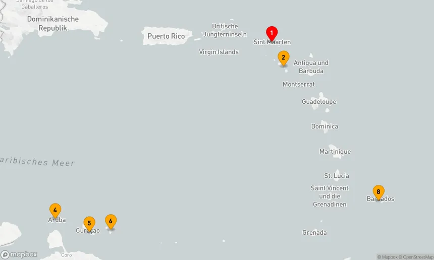 Route 7 Nächte - ENTDECKEN SIE ARUBA, BONAIRE UND CURACAO