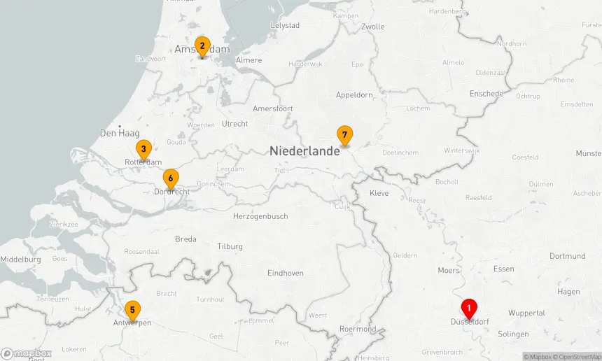 Route 7 Nächte - Entdeckerreise nach Amsterdam