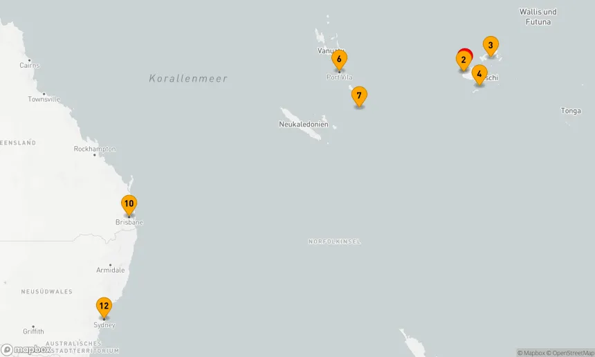 Route 11 Nächte - Entdeckungsreise im Südpazifik