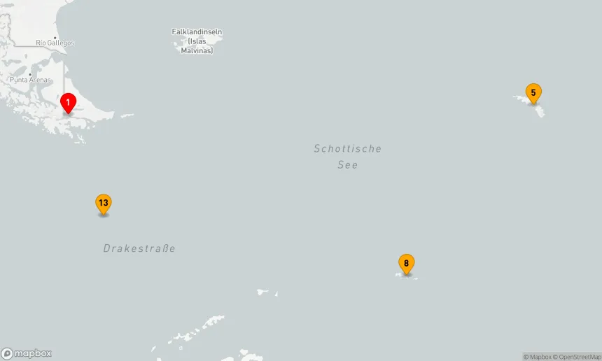 Route 14 Nächte - Expedition Antarktis: Südgeorgien und Antarktische Halbinsel (INS2821)