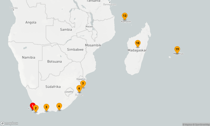 HANSEATIC spirit Kreuzfahrt - 18 Nächte - Expedition Madagaskar und Südafrika: Wildniswunder mal zwei (SPI2623) ab 15.11.26