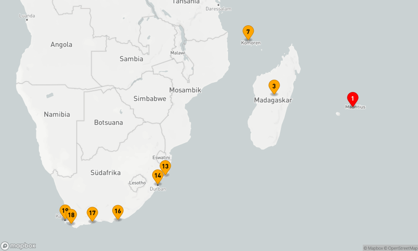 HANSEATIC spirit Kreuzfahrt - 18 Nächte - Expedition Madagaskar und Südafrika: Wildniswunder mal zwei (SPI2624) ab 03.12.26
