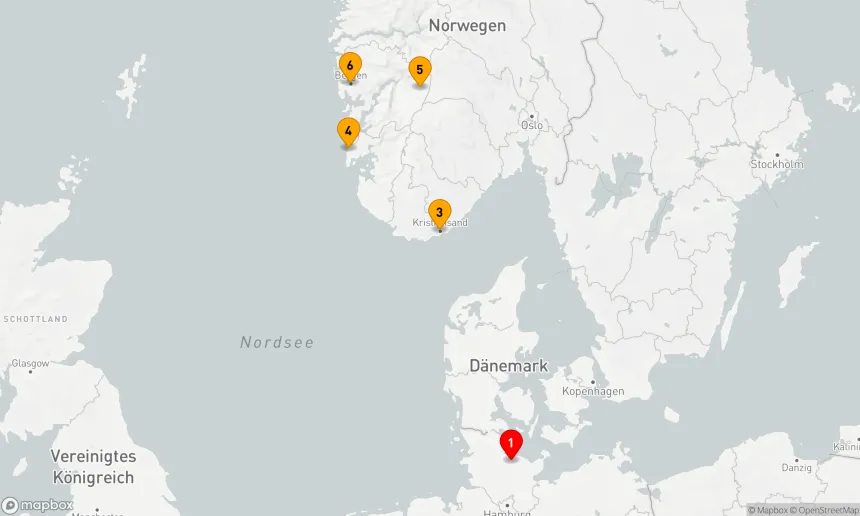 Route 7 Nächte - Faszination Südnorwegen
