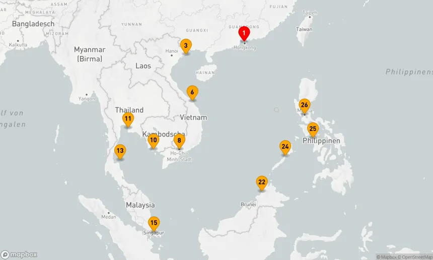 Route 28 Nächte - FERNOST-ENTDECKUNG, VIETNAM, THAILAND & KAMBODSCHA