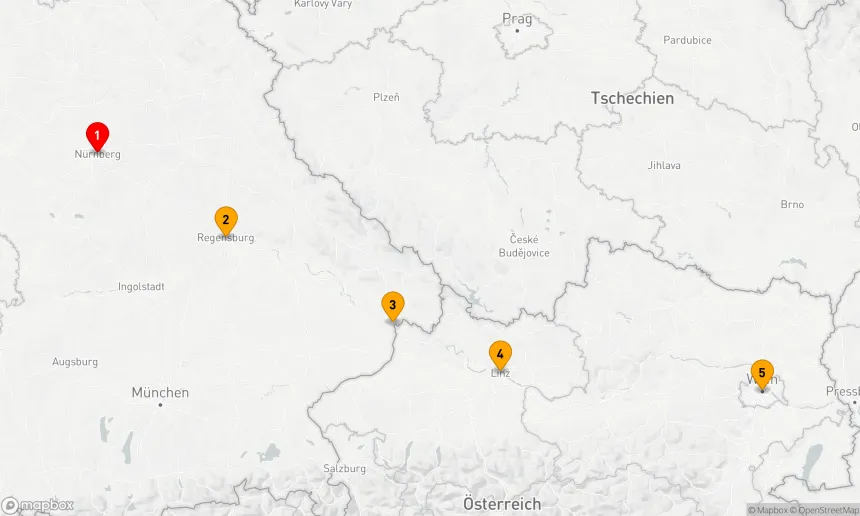Route 5 Nächte - Festliche Donau