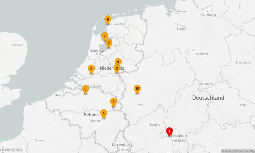 Route 9 Nächte - Frieslands Weiten & Flämische Flair