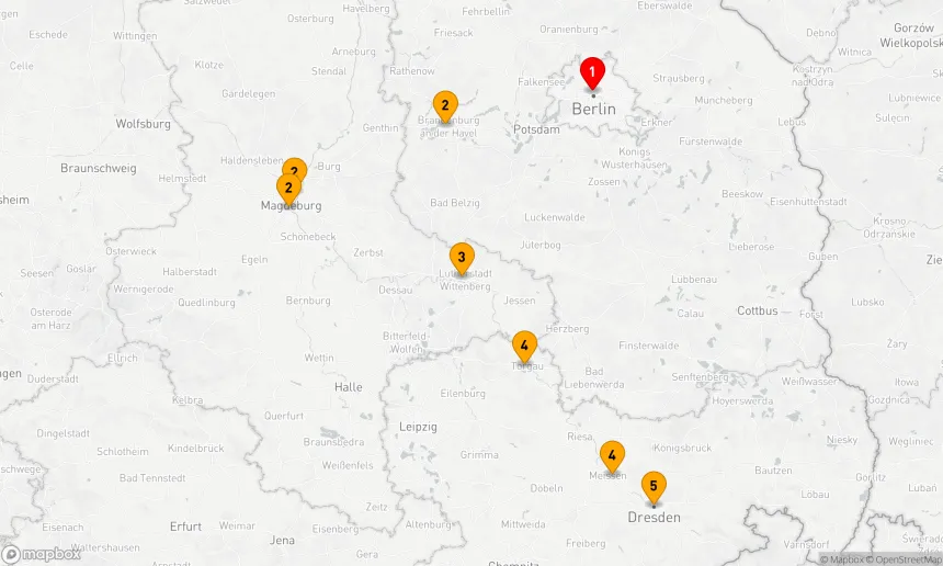 Route 5 Nächte - Frühlingshit auf der Elbe