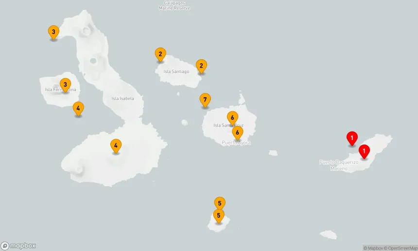 Route 7 Nächte - Galápagos Inselabenteuer