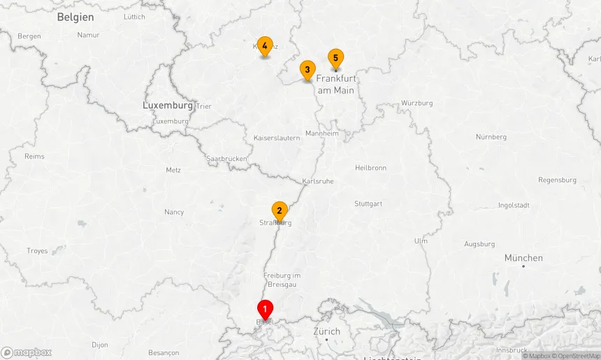 Route 5 Nächte - Glitzernder Advent an Rhein und Main