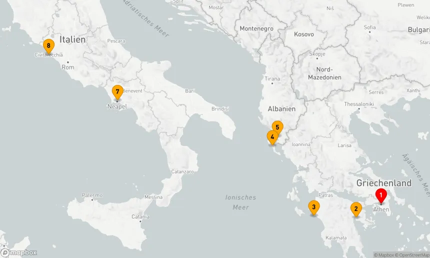 Route 7 Nächte - GRIECHISCHE UND RÖMISCHE EDELSTEINE