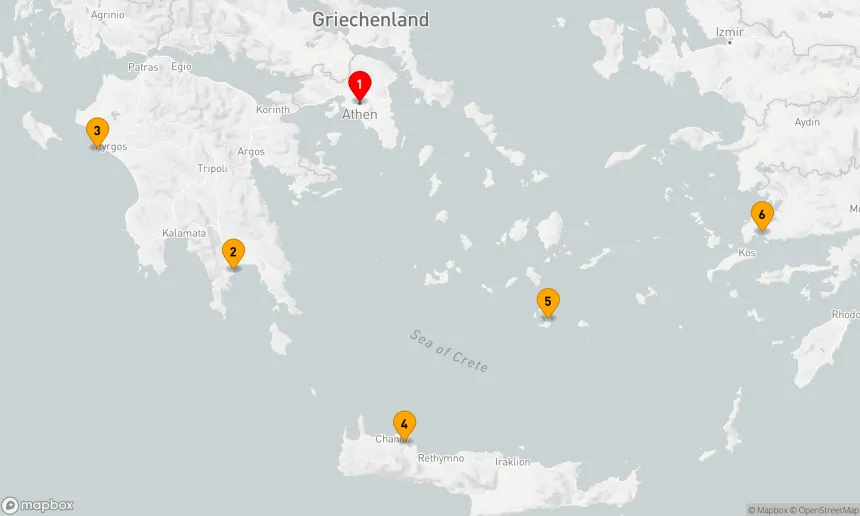 Route 7 Nächte - Griechischer Inselzauber und Türkische Küstenträume