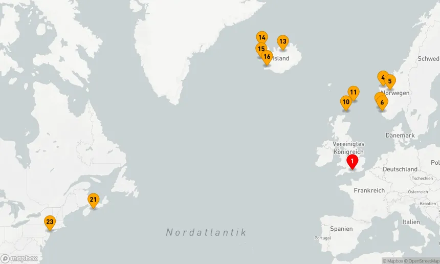 Route 22 Nächte - Großes Abenteuer Feuer, Eis und Norwegen