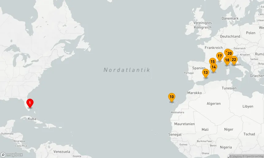 Route 21 Nächte - Großes Abenteuer Mittelmeer