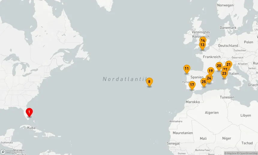 Route 28 Nächte - Großes Abenteuer Westeuropa